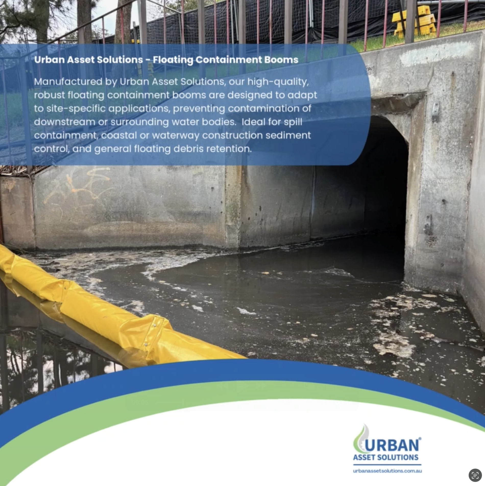 Urban Asset Solutions – Floating Containment Booms